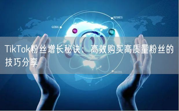 TikTok粉丝增长秘诀：高效购买高质量粉丝的技巧分享