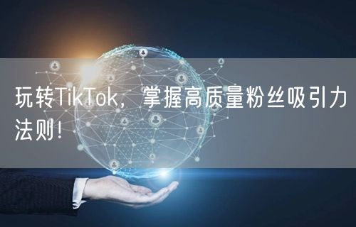 玩转TikTok，掌握高质量粉丝吸引力法则！