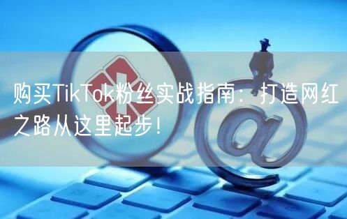 购买TikTok粉丝实战指南：打造网红之路从这里起步！