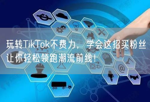 玩转TikTok不费力，学会这招买粉丝让你轻松领跑潮流前线！