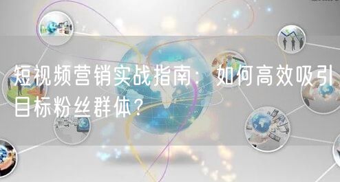 短视频营销实战指南：如何高效吸引目标粉丝群体？