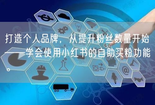 打造个人品牌，从提升粉丝数量开始——学会使用小红书的自助买粉功能。