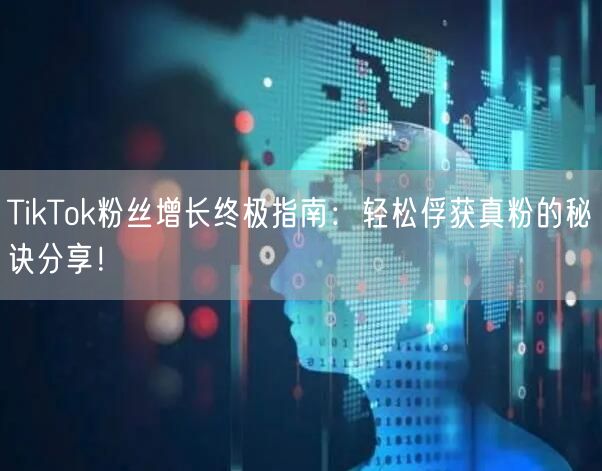 TikTok粉丝增长终极指南：轻松俘获真粉的秘诀分享！